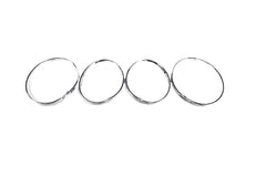 Bentley Gt Gtc Flying Spur headlight chrome trim rings #1614