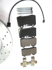 Maserati GranTurismo Gt rear brake pads rotors PREMIUM TopEuro #202