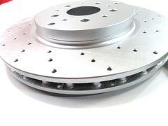 Maserati GranTurismo Gt rear brake rotor 2 pieces PREMIUM TopEuro #201