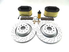 Maserati Ghibli Quattroporte rear brake pads rotors filters #877 14-16