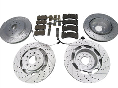 Maserati Granturismo Gt front rear brake pads and rotors set TopEuro #344