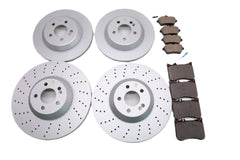 Mercedes S class S550 S560 S450 front and rear brake pads & rotors TopEuro #2717