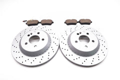 Mercedes S class S550 S560 S450 rear brake pads & rotors TopEuro #2205