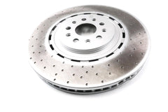 Maserati Levante S Trofeo front brake disc dimpled rotor 1pc TopEuro #1567
