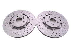 Mercedes E63 AMG S rear brake disk rotors TopEuro #2708