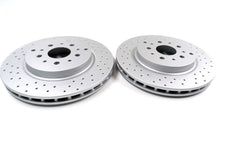 Maserati GranTurismo Gran Turismo Gt rear brake disc rotors TopEuro #1809
