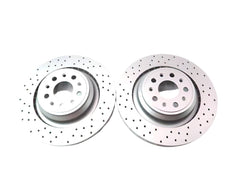 Maserati Ghibli Sq4 Quattroporte rear brake rotors TopEuro #855