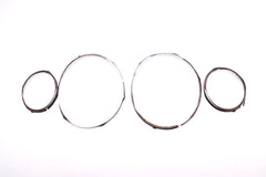 Bentley Mulsanne chrome headlight rings 4pcs #2437