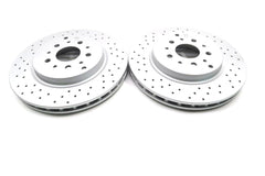 Maserati GranTurismo Quattroporte rear brake disc rotors TopEuro #1936