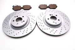 Mercedes Glc63 Gt63 Gt53 Amg rear brake pads & rotors TopEuro #1959