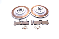 Maserati Ghibli 3.8 Trofeo rear brake pads rotors TopEuro #2694