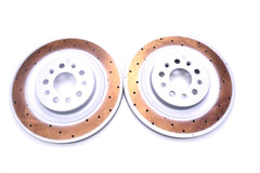 Maserati Ghibli 3.8 Trofeo rear brake disc rotors 2pcs TopEuro #2695