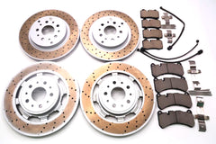 Maserati GranTurismo Gran Turismo Gt front rear brake pads rotors TopEuro #2531