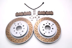 Maserati GranTurismo Gran Turismo Gt rear brake pads rotors TopEuro #2536