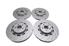 Mercedes E63 AMG S front & rear brake disc rotors TopEuro #2624