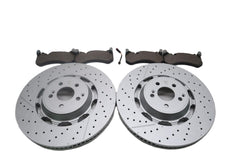 Mercedes E63 AMG S front brake pads & rotors TopEuro #2625