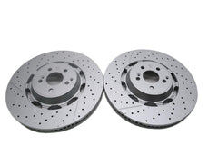 Mercedes E63 AMG S front brake disc rotors 2pcs TopEuro #2626