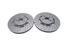 Mercedes E63 AMG S rear brake disc rotors x2 pcs TopEuro #2629