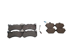 Mercedes E63 AMG S front rear brake pads low dust TopEuro #2631
