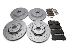 Mercedes Gt front rear brake pads & rotors TopEuro #2667