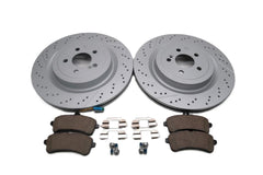 Mercedes Gt C63 Sl63 Sl65 rear brake pads & rotors TopEuro #2672
