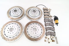 Maserati Ghibli Quattroporte front rear brake pads rotors + oil filter 17-22 #1315