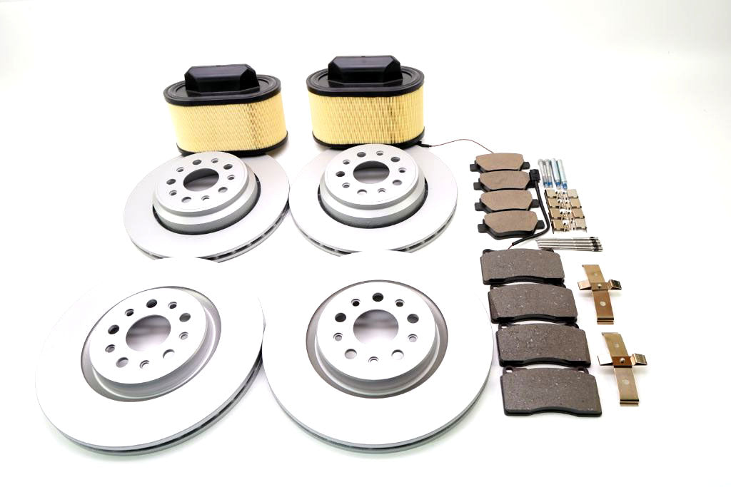 Maserati Ghibli Base brake pads rotors filters service kit #791