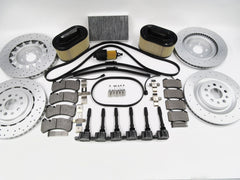 Maserati Ghibli Quattroporte brake pads rotors filters coils wiper blades service kit #332