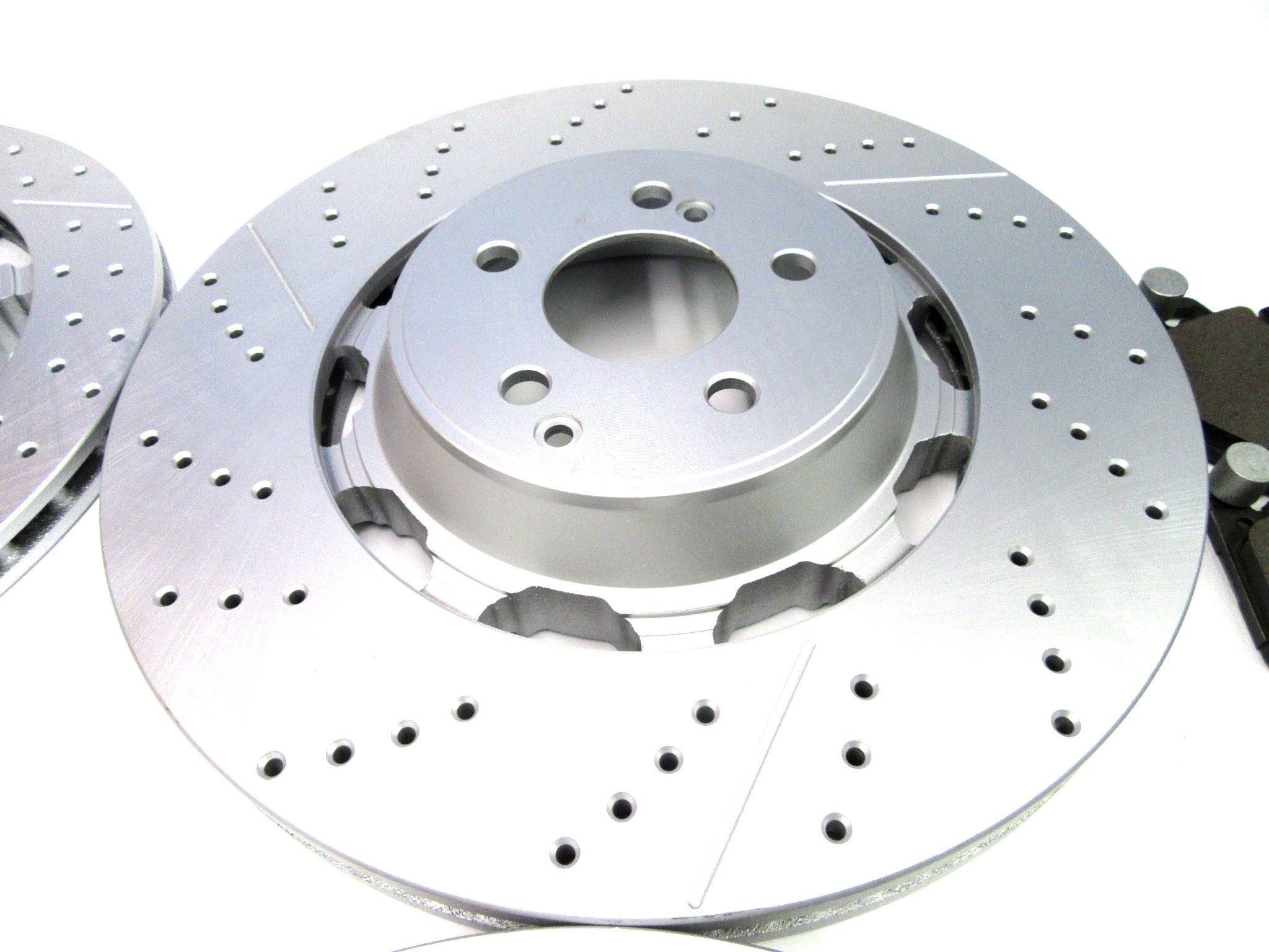 Mercedes Benz S63 S65 Amg front rear brake pads and rotors set #310 TopEuro
