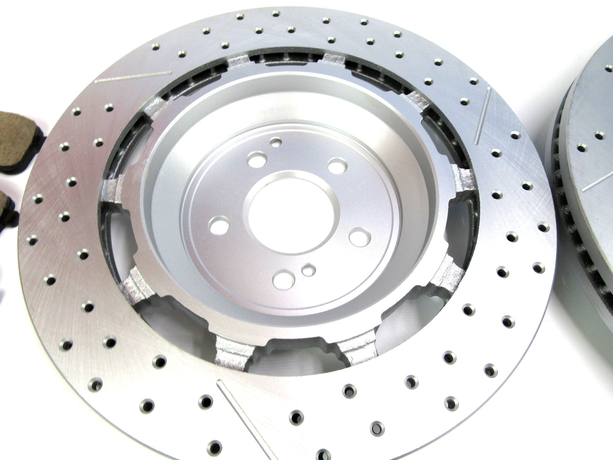 Mercedes Benz S63 S65 Amg front rear brake pads and rotors set #310 TopEuro