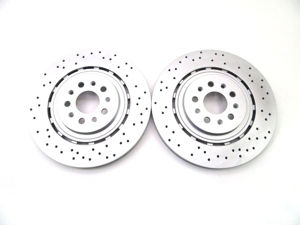 Maserati Ghibli Quattroporte front brake pads rotors filters belt service kit #868