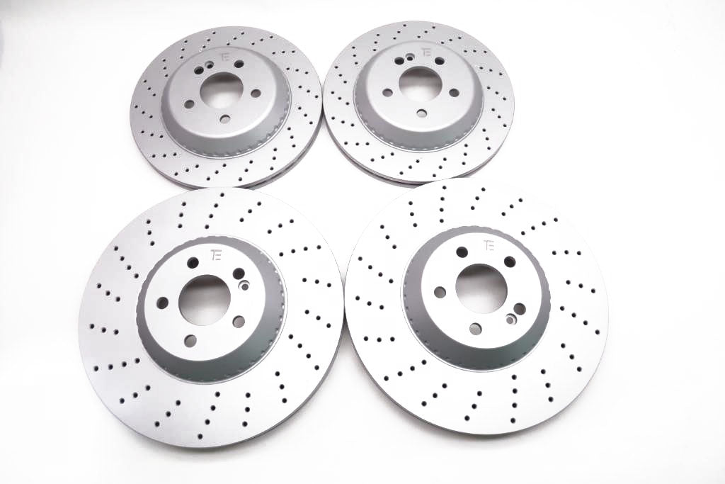 Mercedes S Class S550 S560 S450 front & rear brake rotors TopEuro #2204