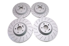 Mercedes S Class S550 S560 S450 front & rear brake rotors TopEuro #2714