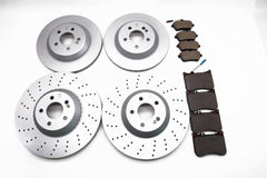 Mercedes S class S550 S560 S450 front and rear brake pads & rotors TopEuro #2207