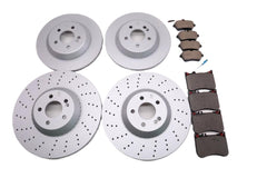 Mercedes S class S550 S560 S450 front and rear brake pads & rotors TopEuro #2717