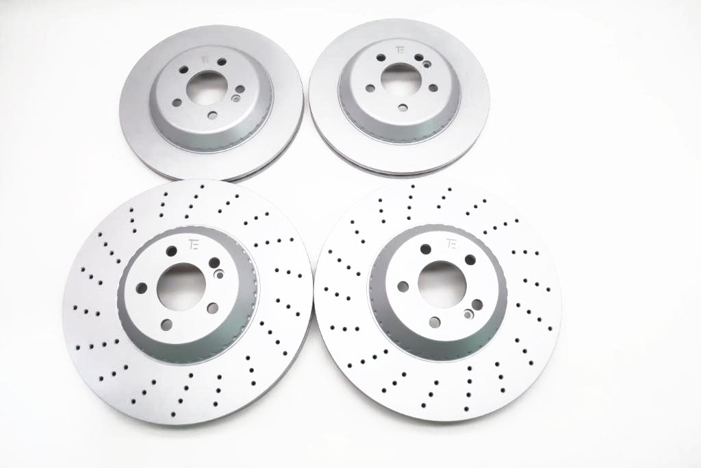 Mercedes S Class S550 S560 S450 front and rear brake rotors TopEuro #2208