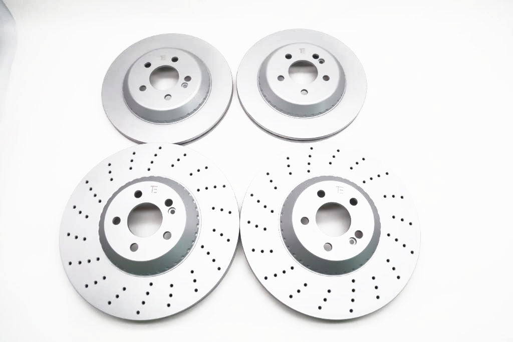 Mercedes S Class S550 S560 S450 front and rear brake rotors TopEuro #2208