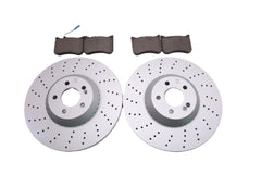 Mercedes S class S550 front brake pads & rotors TopEuro #2209