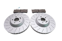 Mercedes S class S550 front brake pads & rotors TopEuro #2722