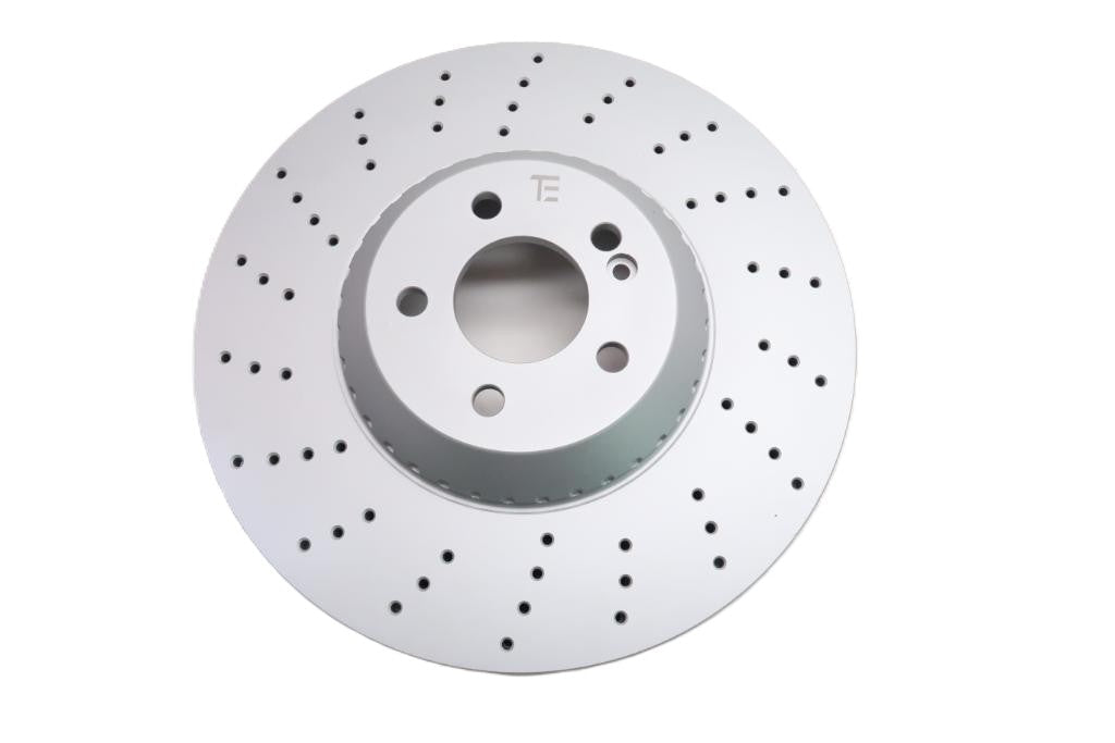 Mercedes S class S550 front brake pads & rotors TopEuro #2722