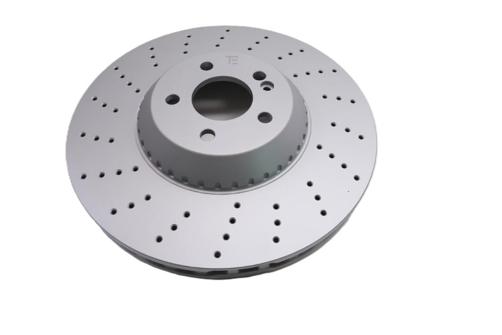 Mercedes S class S550 front brake pads & rotors TopEuro #2722