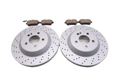 Mercedes S class S550 S560 S450 rear brake pads & rotors TopEuro #2715