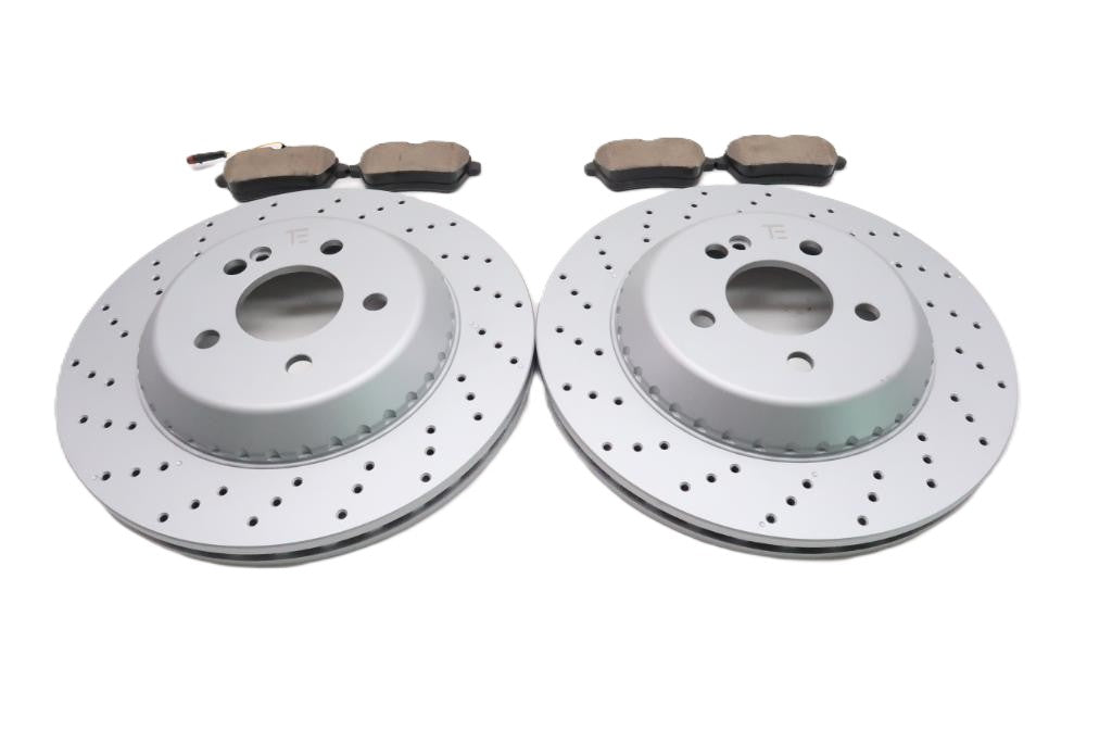 Mercedes S class S550 S560 S450 rear brake pads & rotors TopEuro #2715