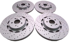 Mercedes E63 AMG S front rear brake disk rotors TopEuro #2703