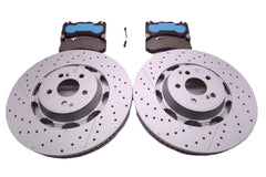 Mercedes E63 AMG S Glc63 Gt53 Gt63 front brake pads & rotors Low Dust TopEuro #2704