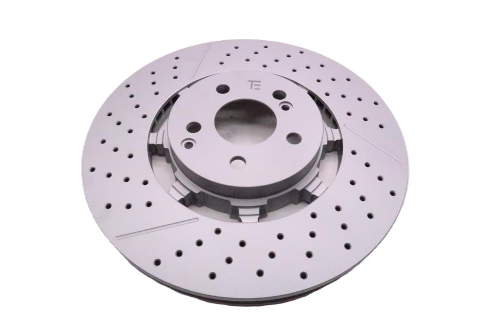 Mercedes E63 AMG S front rear brake disk rotors TopEuro #2703