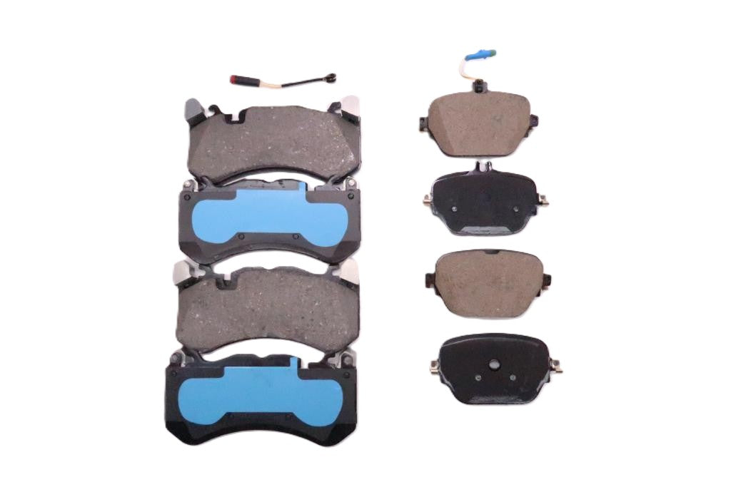 Mercedes E63 AMG S front rear brake pads & rotors Low Dust TopEuro #2702