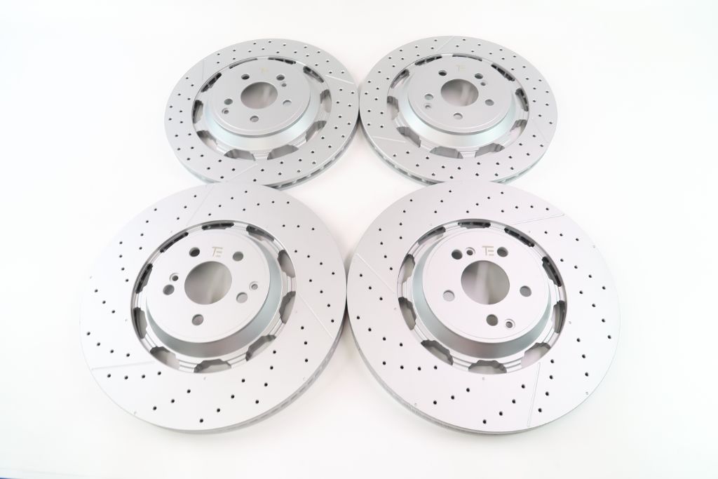 Mercedes Benz S63 S65 Amg front rear brake pads and rotors set #310 TopEuro