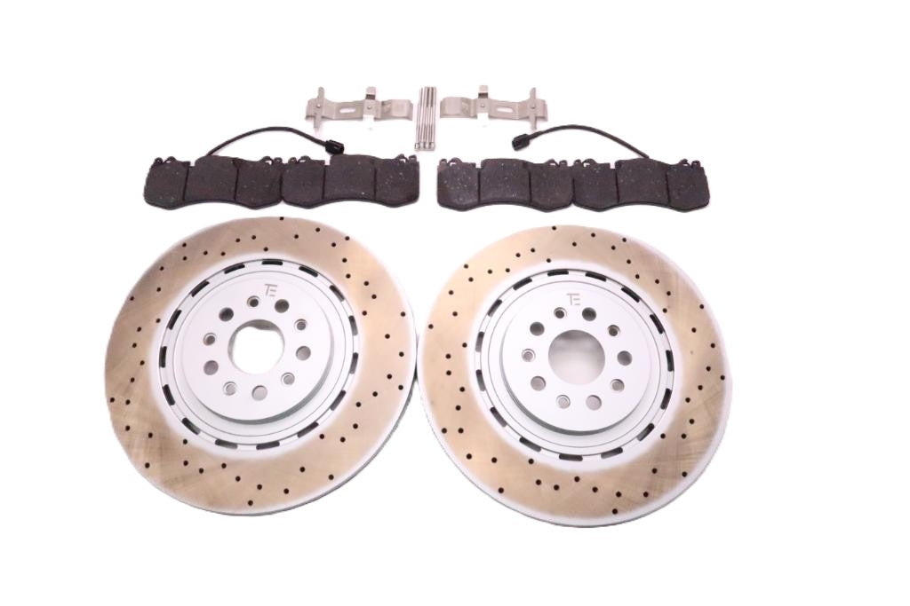 Maserati GranTurismo Gran Turismo Gt front brake pads & rotors TopEuro #2227