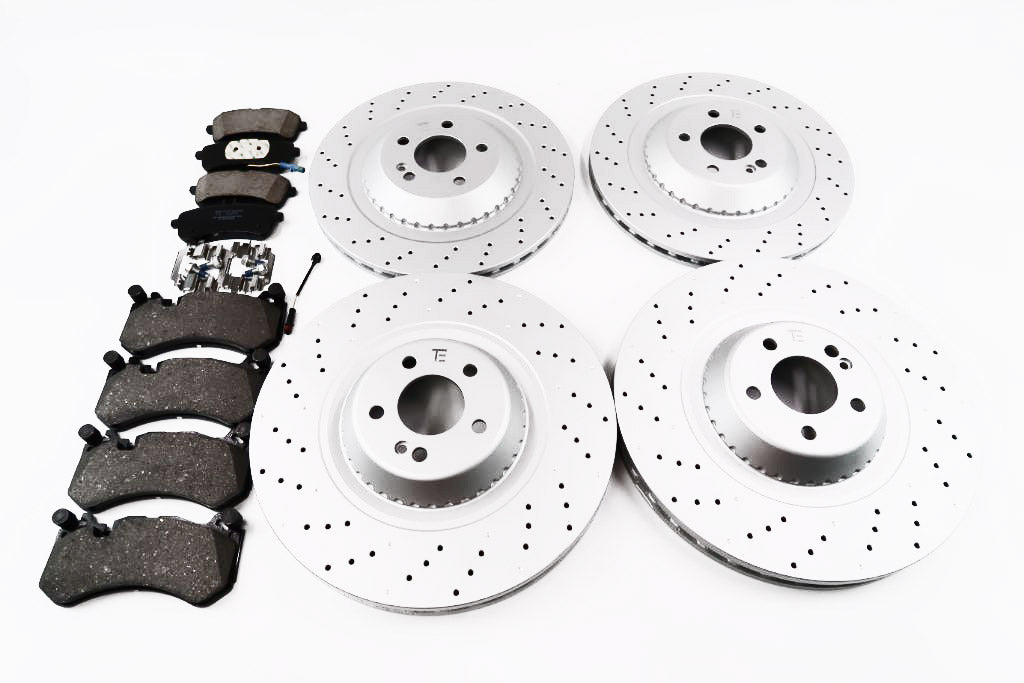 Mercedes S600 Maybach front rear brake pads & disc rotors #1682